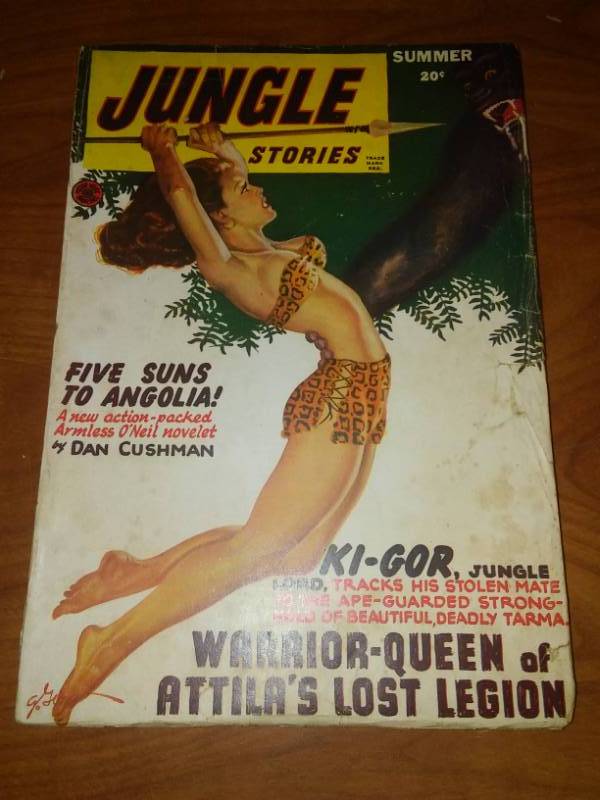 lot 9 image: Jungle stories summer 1947 vol. 3 # 11.