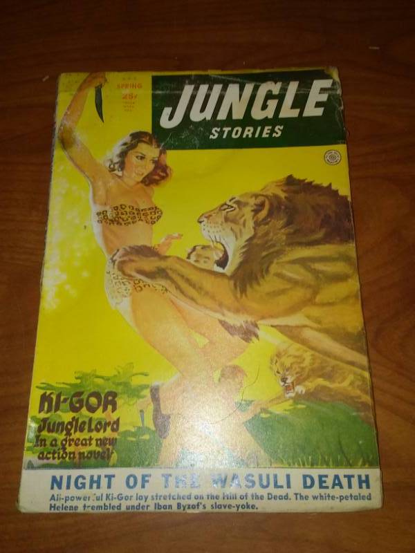 lot 10 image: Jungle stories spring 1952 vol. 5 # 3.