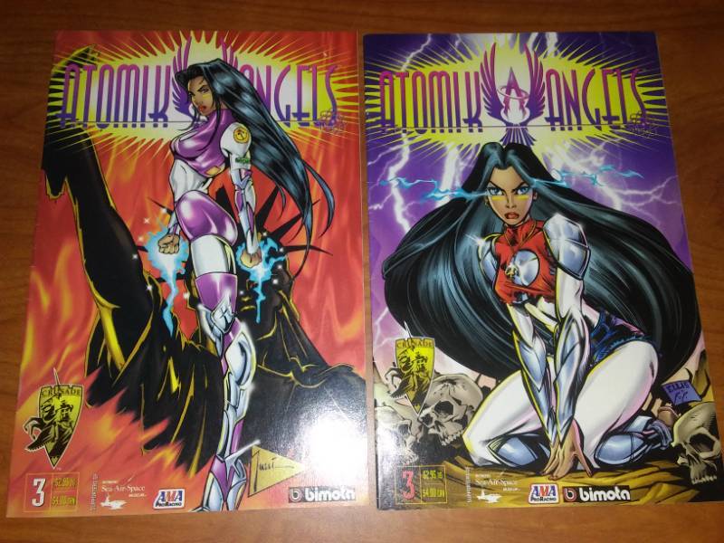 lot 18 image: 8 Crusade comics SHI #1 issue, Horseman # 0  1, Atomic angels #1