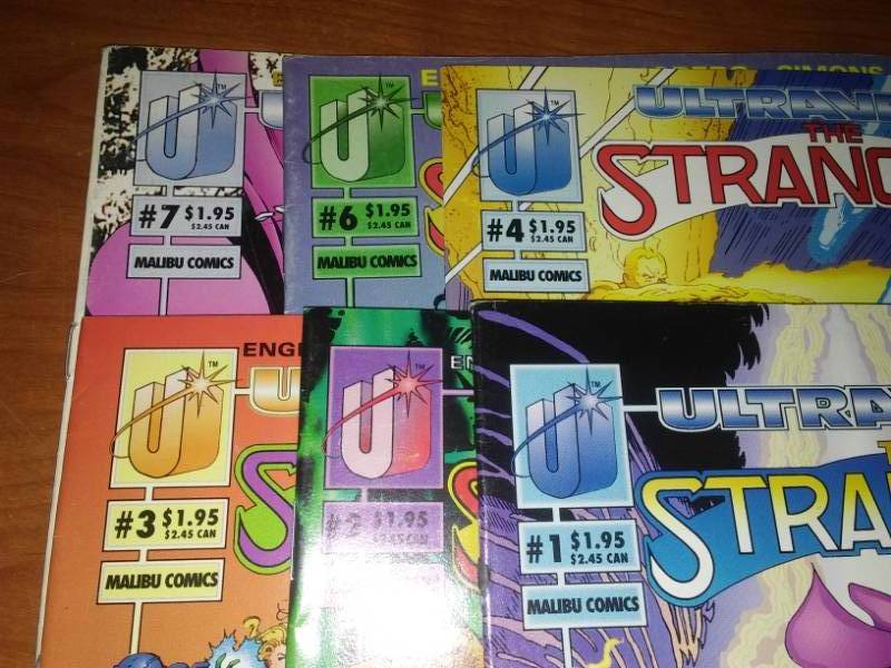lot 19 image: 13 Marvel Malibu comics Ultraverse. The Strangers, Ultraforce, Avengers.