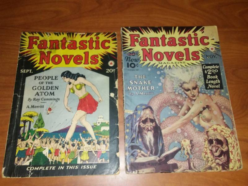 lot 35 image: 2 Fantastic Novels September and November 1940 pulp.
