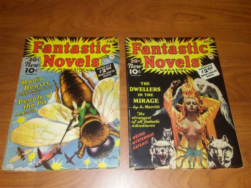 lot 36 image: 2 Fantastic Novels April and January 1941 pulp.
