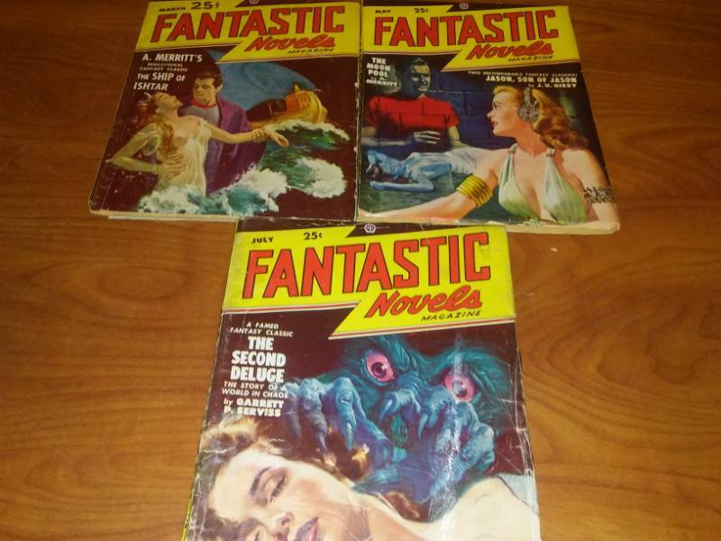 lot 37 image: 3 fantastic Novels March, May, July 1948.