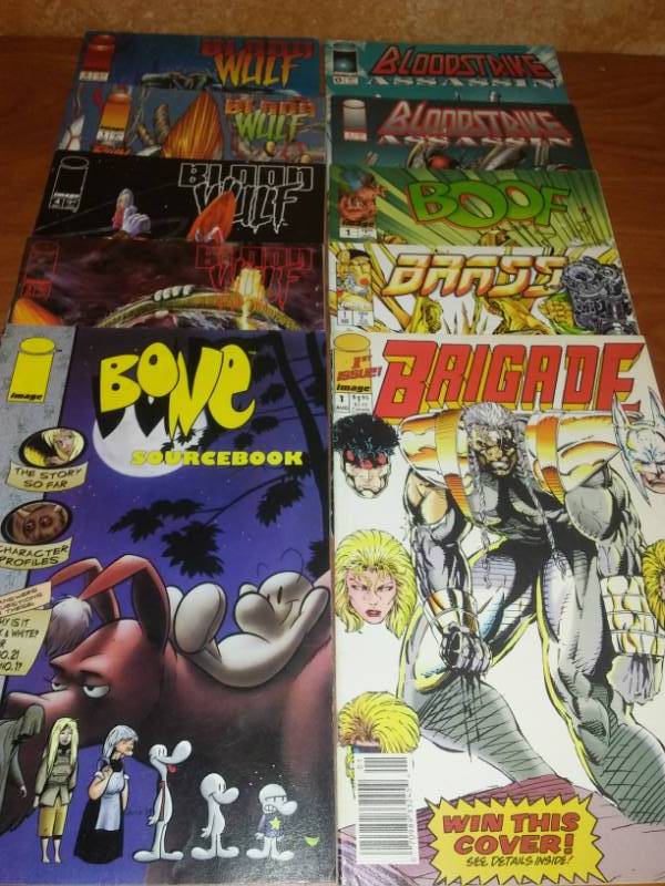 lot 41 image: 10 image Blood Wolf 1 through 4 Series, Bloodstrike 0 and 1, and more