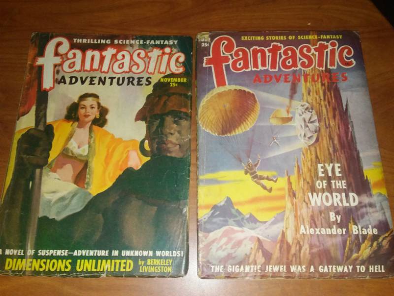lot 59 image: 2 Fantastic Adventures. November 1948, June 1949.