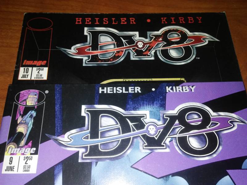 lot 71 image: 12 DV8 Heisler and Kirby, Ramos, Regla. Image Comics. 7 #1 issues.