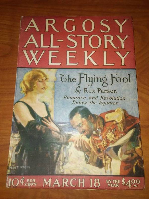 lot 85 image: Argosy All Star Weekly March 18th, 1922. Parson, Franklin, Rockey.