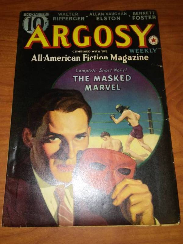 lot 105 image: Argosy Weekly, pulp, November 12th, 1938.