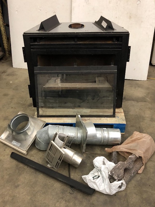 lot 2 image: Heat-N-Glo SL-36 Natural Gas Fire...