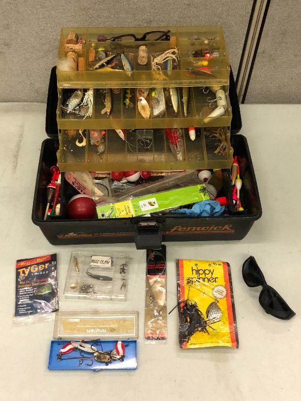 Fenwick Moonshine-1803 Tackle Box F, September Consignments--Tools,  Sporting Goods, Collectibles & More