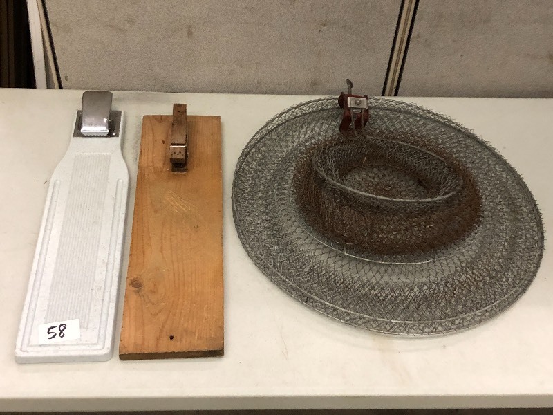 lot 58 image: Lot Of (2) Fish Fillet Boards & (2...