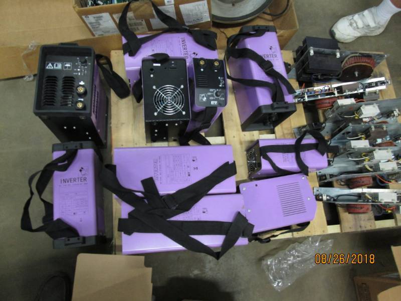 lot 12 image: 10 pcs. Inverter boxes for Welders....