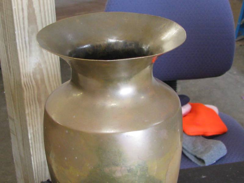 Military Trench Art Vase