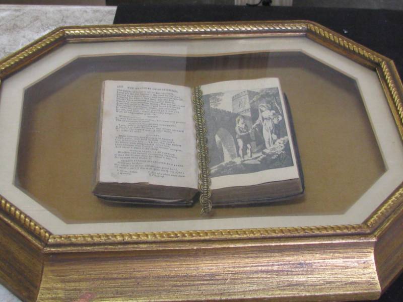 Bible Mounted in Frame