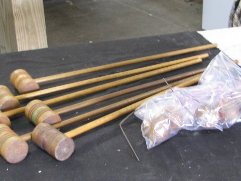 Vintage Croquet Set