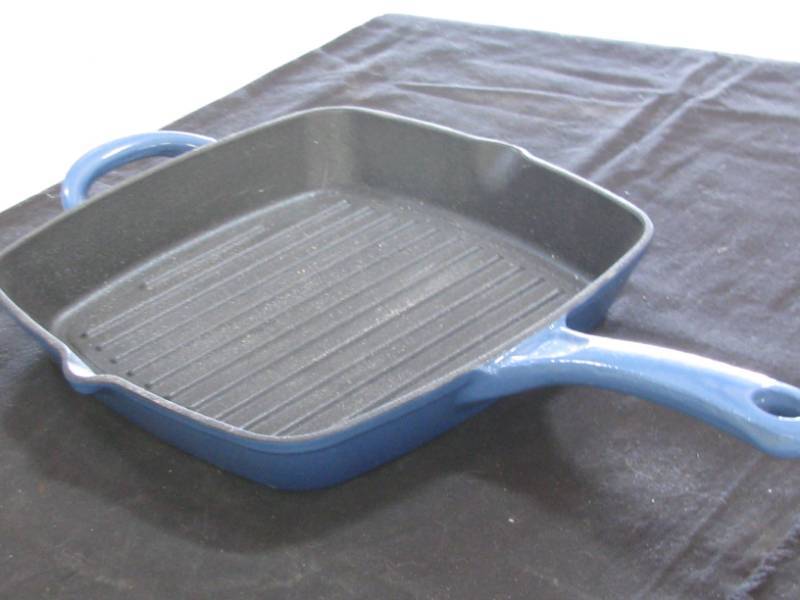 Cast Iron Square Grill Skillet