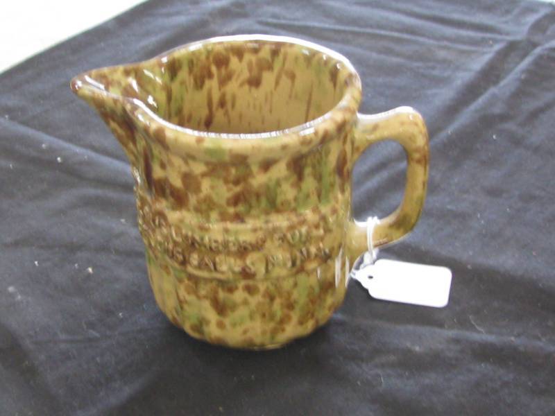 Sponge Ware Advertising Pitcher