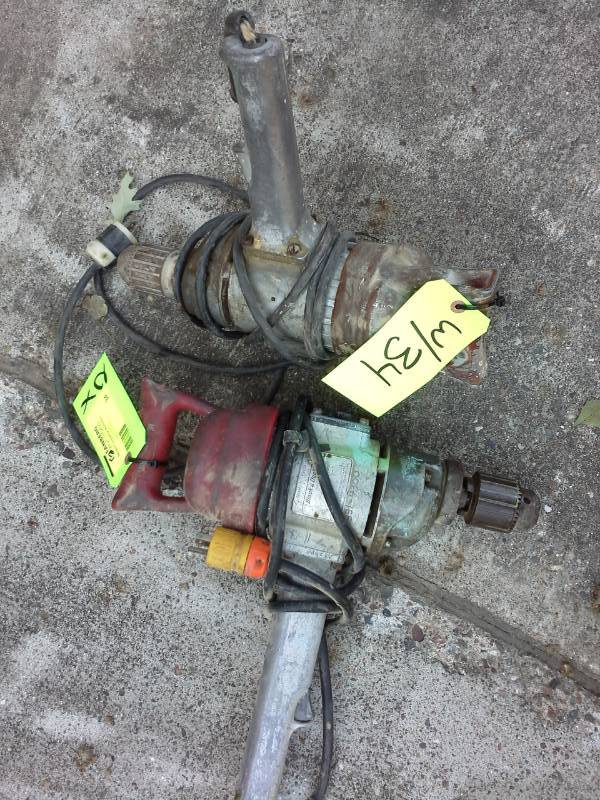 lot 34 image: Pair of Heavy Duty Black & Decker Drills
