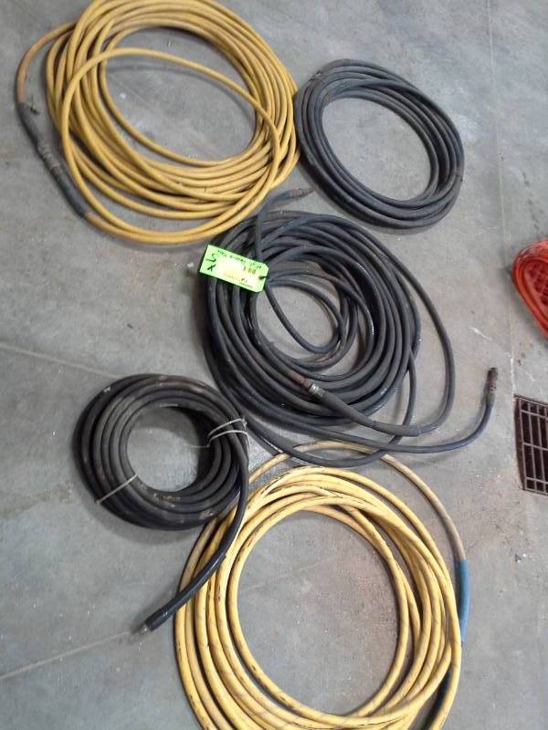 lot 53 image: Five High Pressure Hoses