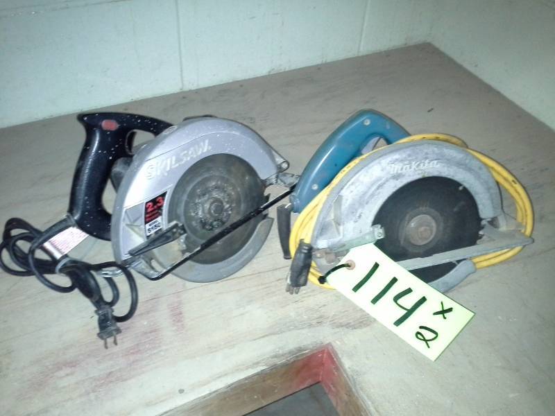 lot 114 image: Pair of Circular Saw