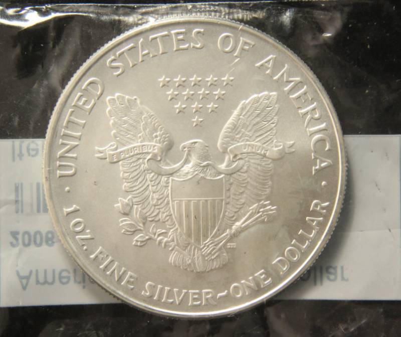 2006 AMERICAN SILVER EAGLE 1 TROY OZ. .999 FINE SILVER DOLLAR