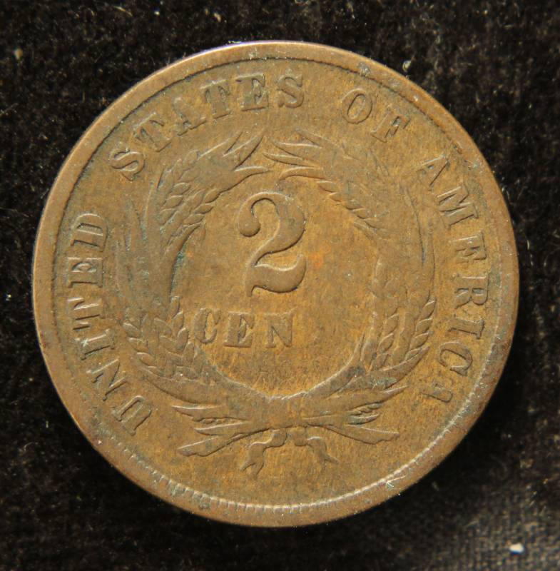 1864 US TWO CENT PIECE