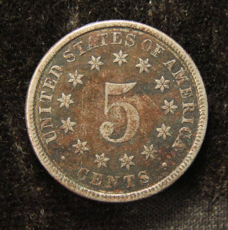 1882 US SHIELD NICKEL