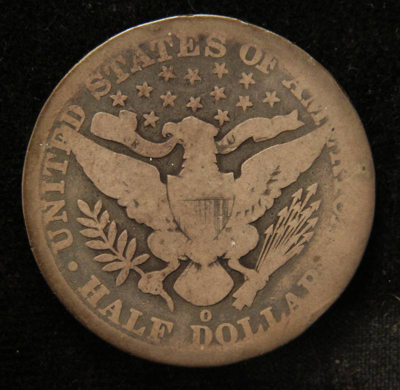 1895-O BARBER SILVER HALF DOLLAR