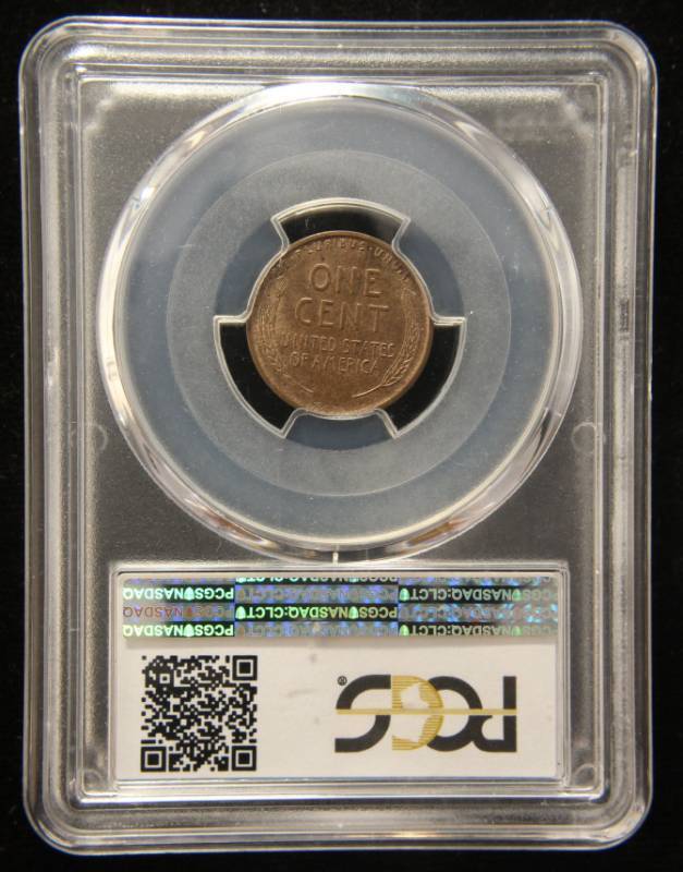 1909 VDB US WHEAT CENT MS64RB PCGS