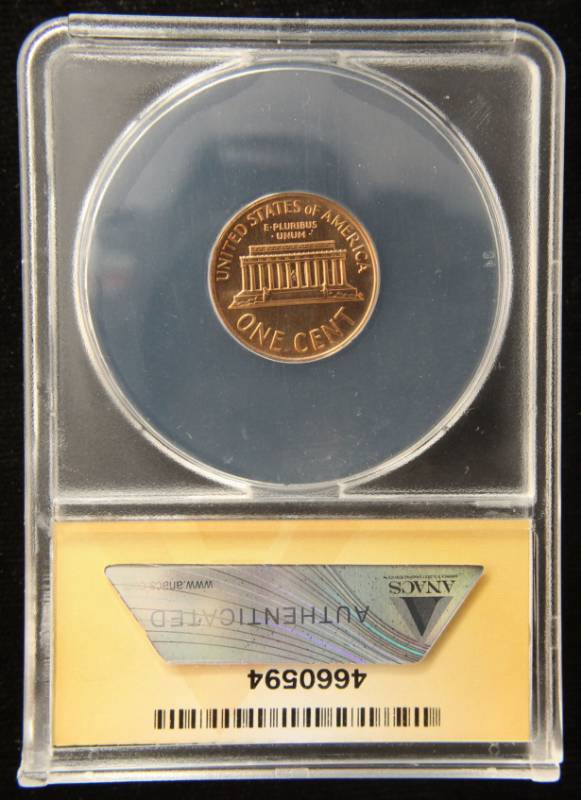 1964 PROOF LINCOLN MEMORIAL CENT PF65 RED ANACS