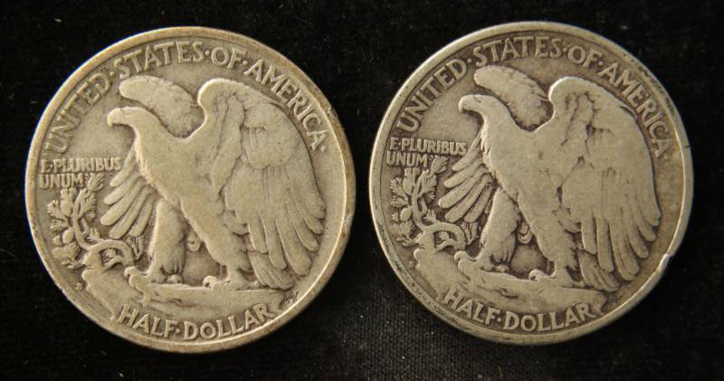 (2) WALKING LIBERTY HALF DOLLARS 1940-S & 1941-S