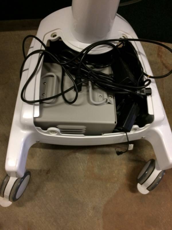 Laborie Ergotron Mobile Workstation with Working Printer & Uninterruptible Power Supply Battery Included - Great Condition