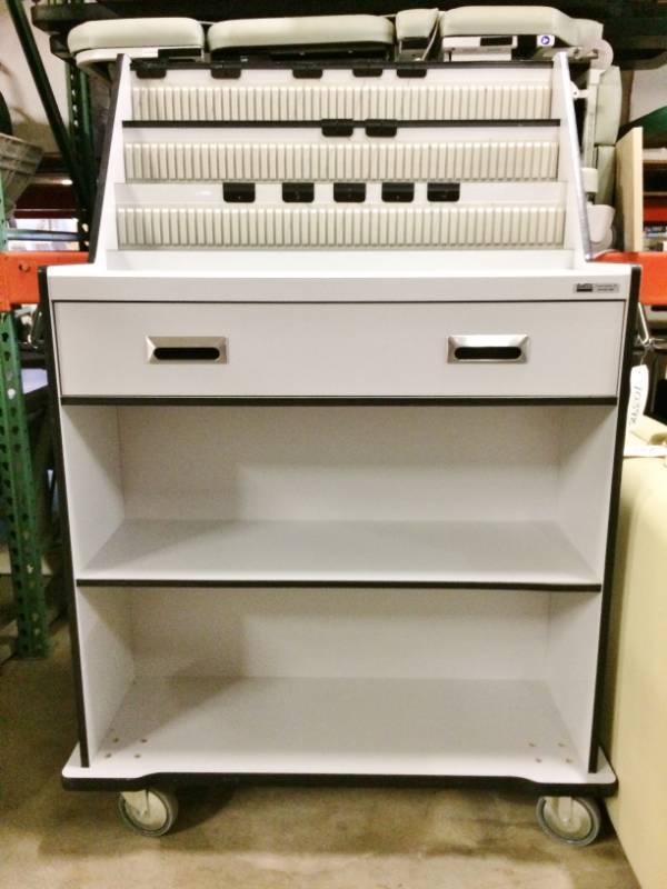 WoW Datel Industries Super Nice Large Mobile Storage Cart On Wheels - Great For Filing &amp Storage