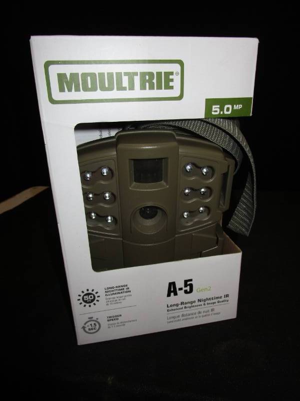 lot 41 image: Moultrie 5.0 MP Digital Game Camera, In box.