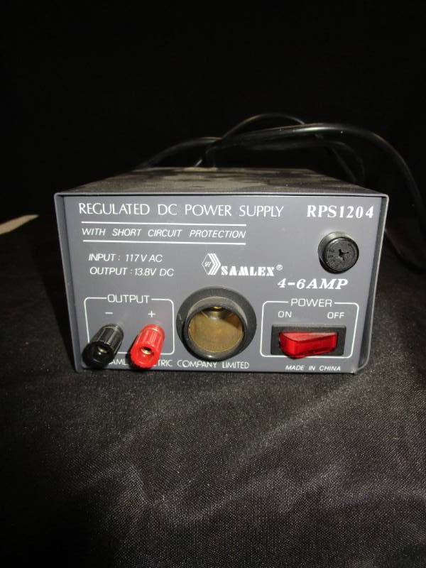 lot 59 image: Samlex Regulated Power Supply, 4-6 Amp
