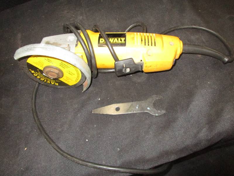 lot 61 image: DeWalt Angle Grinder