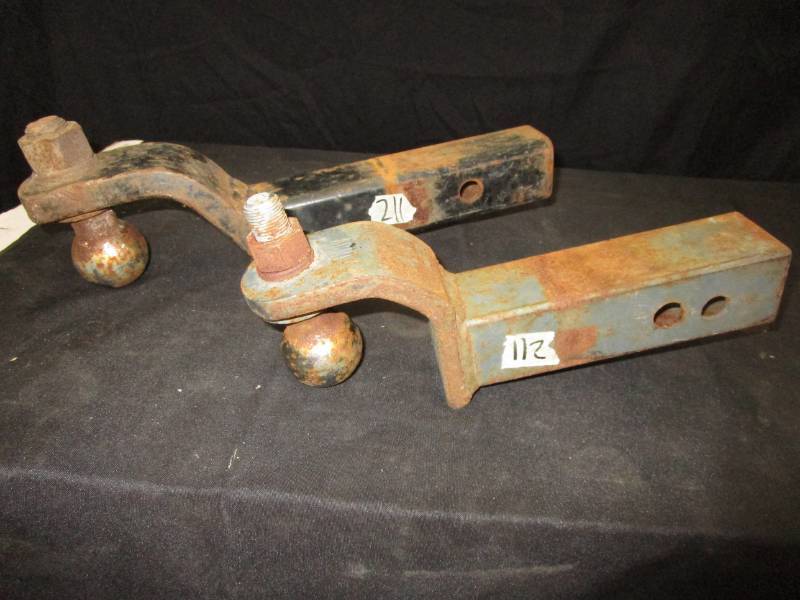 lot 66 image: 2 Trailer Hitches with Ball
