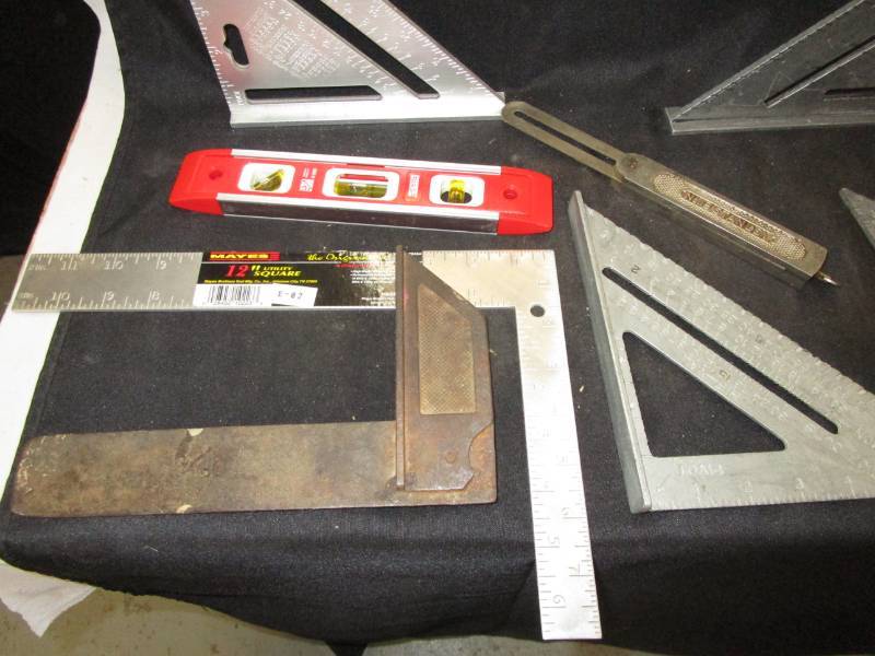 lot 70 image: Utility Squares, Level, Extendable Ruler