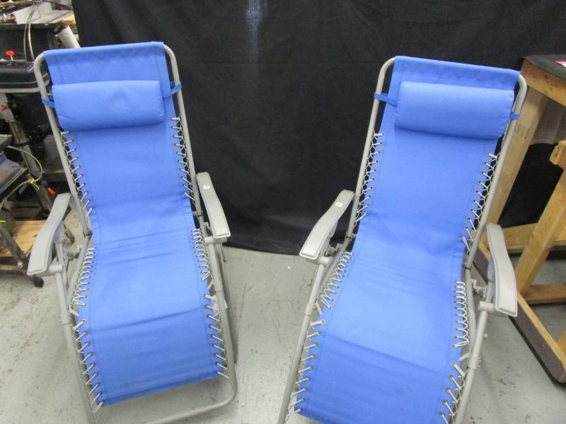 lot 144 image: 2 deck loungers