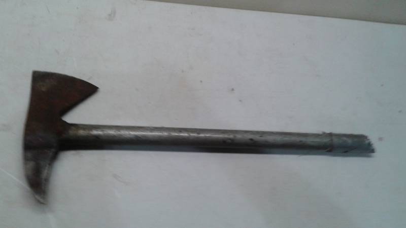 lot 23 image: Medium Size Metal Ax, Used, Shows Wear