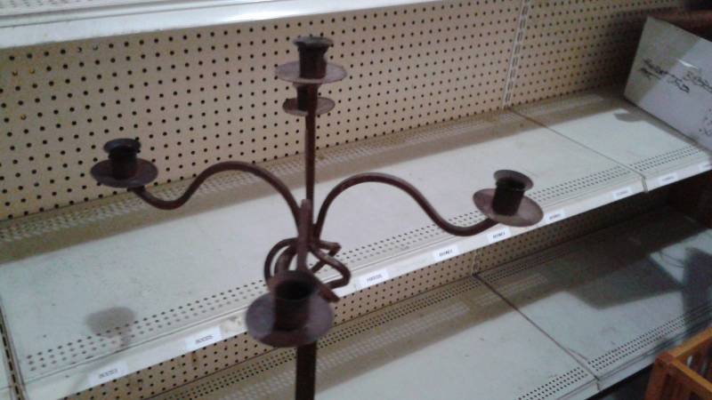 lot 34 image: Tall Candle Stick Stand