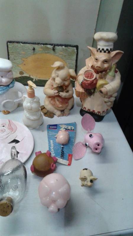 lot 42 image: Large Lot Of Pig Collectibles