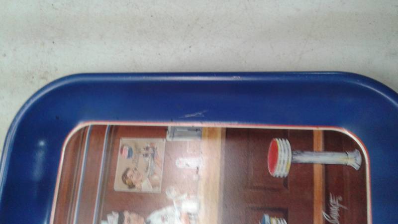 lot 63 image: 1990s Pepsi Cola Savage Metal Tin Tray, Some Minor Wear Marks