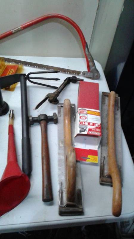 lot 67 image: Bin Filled With A Bunch Of Hardware And Tools