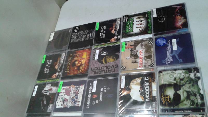 lot 107 image: Lot Of 30 Underground Hip Hop CDs - Mostly New
