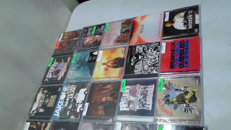 lot 109 image: Lot Of 30 Underground Hip Hop CDs - Mostly New