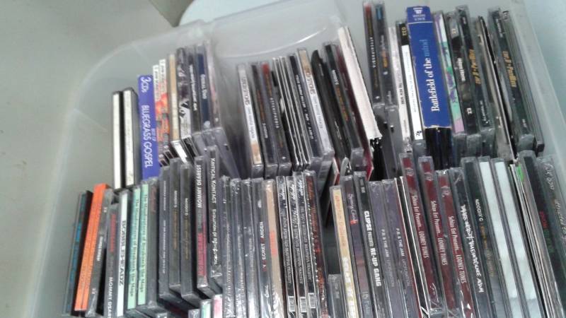lot 110 image: Large Lot Of Mixed CDs A Lot Of Hip Hop, Lots Of Duplicates, Mostly New, I believe 150 CDs