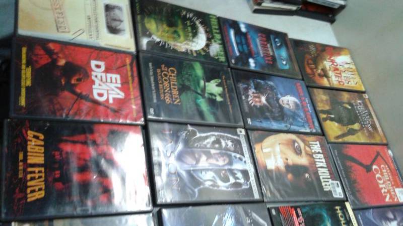 lot 112 image: 29 DVD Movies, Mostly Good Condition, Some May Show Minor Wear - HorrorScary