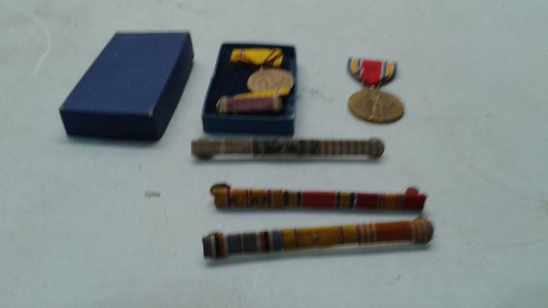 lot 71 image: Pair Of WW2 Medals And Bars
