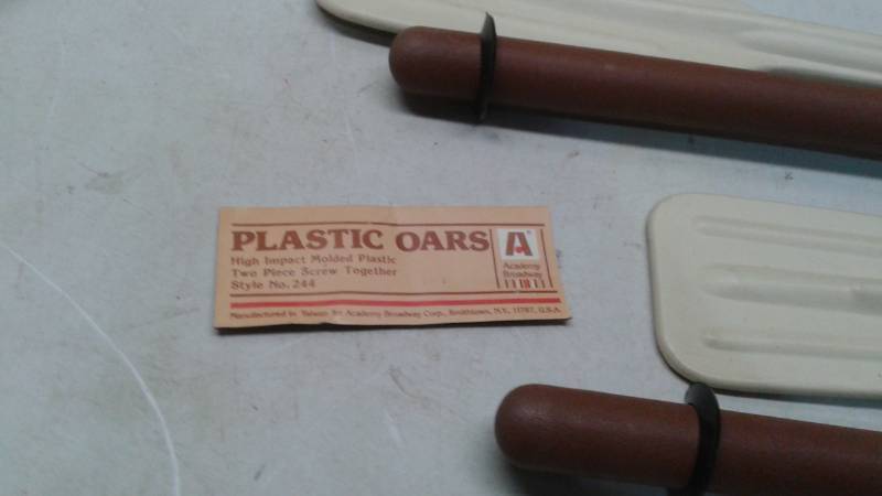 lot 82 image: Pair Of Unused Plastic Paddle Oars